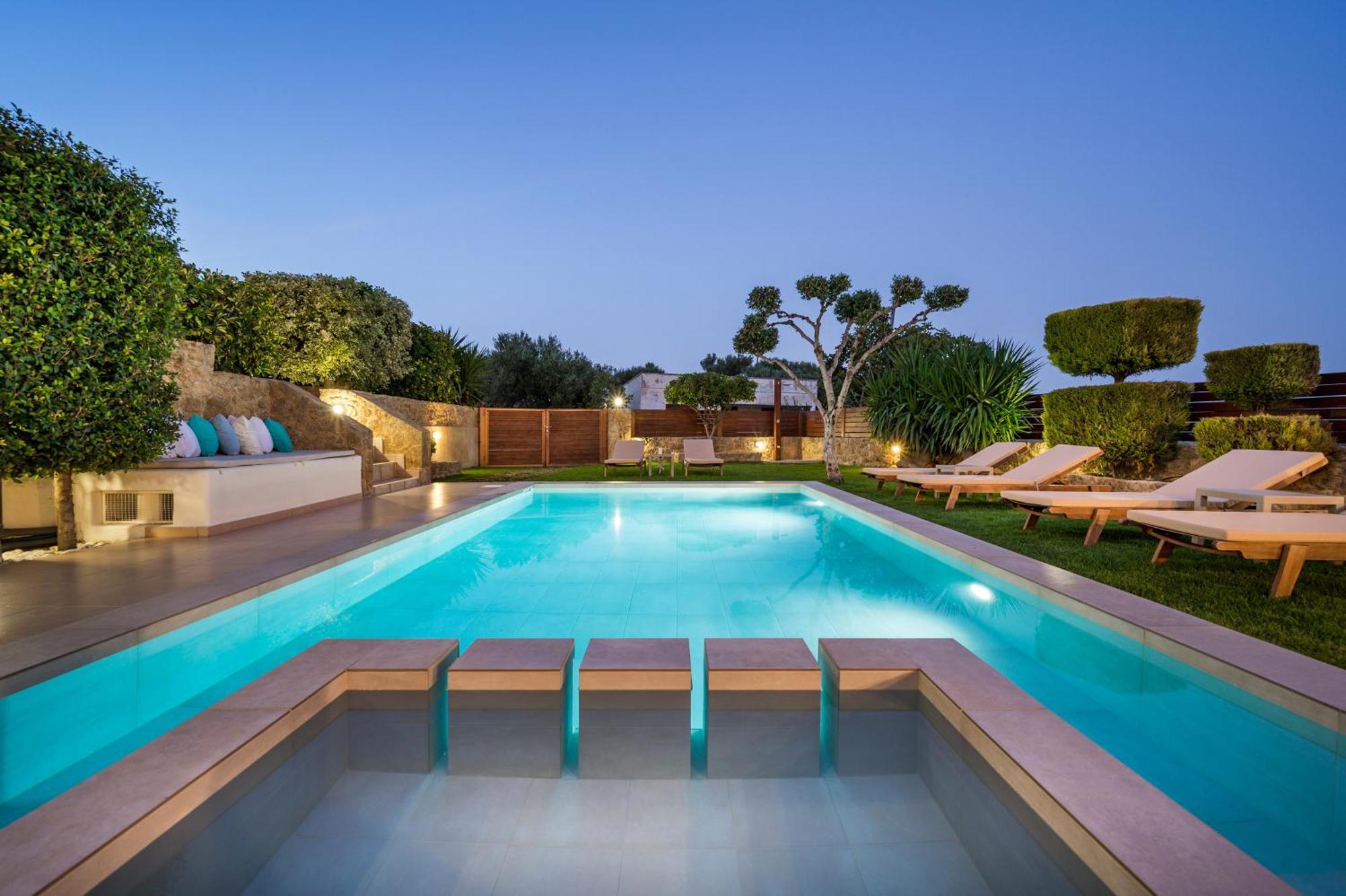 Villa Georgia Heated Pool & Jet-Tub كوليمفاري المظهر الخارجي الصورة